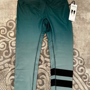 ALO Yoga women’s Leggings - Teal and Black